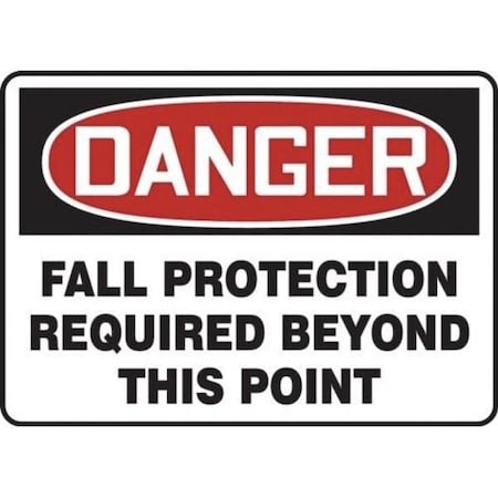 Accuform OSHA DANGER FALL PROTECTION SIGN MFPR162XP MFPR162XP